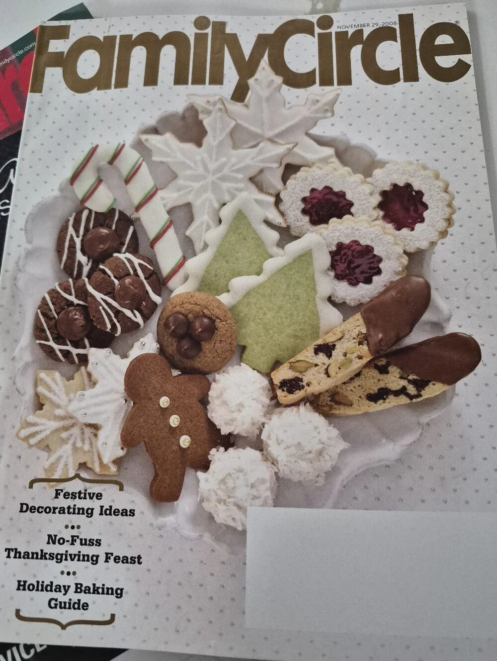 2 Family Circle  Christmas Magazine Issues. 2003And 2003.
